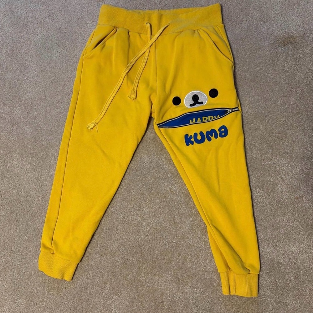 Yellow Kids Joggers
